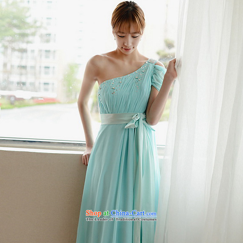 The sponsors of the 2015 New LAURELMARY, Korean fresh sweet Beveled Shoulder-rotator cuff manually Stitch pearl lap video thin zipper chiffon align to dress as Figure Color XL( chest 95 Waist 79), included the , , , shopping on the Internet