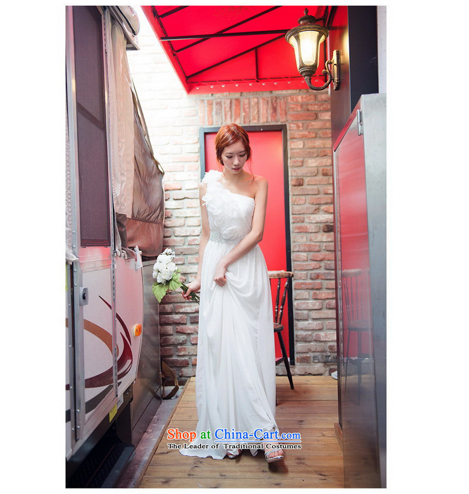 The sponsors of the 2014 New LAURELMARY, Korean three-dimensional flowers shoulder Foutune of Sau San chiffon alignment to bride dress ivory M chest 85 Waist69) Picture, prices, brand platters! The elections are supplied in the national character of distribution, so action, buy now enjoy more preferential! As soon as possible.