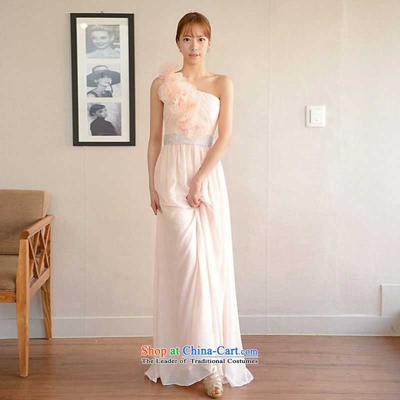 The sponsors of the 2014 New LAURELMARY, Korean three-dimensional flowers shoulder Foutune of Sau San chiffon alignment to bride dress ivory M chest 85 sponsors the waist 69), shopping on the Internet has been pressed.