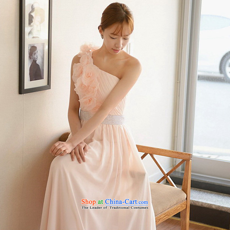 The sponsors of the 2014 New LAURELMARY, Korean three-dimensional flowers shoulder Foutune of Sau San chiffon alignment to bride dress ivory M chest 85 sponsors the waist 69), shopping on the Internet has been pressed.