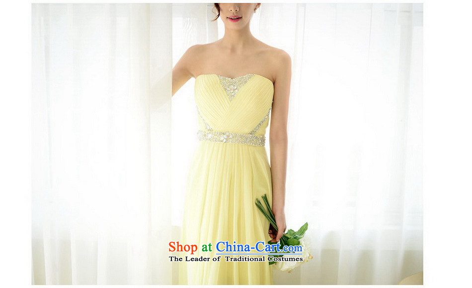 The sponsors of the 2014 New LAURELMARY, Korean fashion gliding anointed chest foutune like Susy Nagle chiffon align to dress bridal dresses light yellow L 90 Waist74) picture chest, prices, brand platters! The elections are supplied in the national character of distribution, so action, buy now enjoy more preferential! As soon as possible.