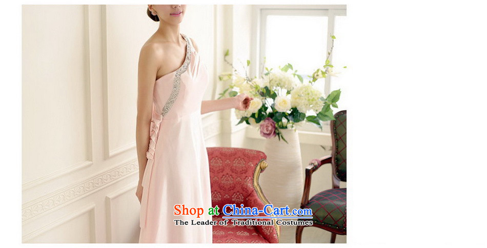 The sponsors of the 2015 New LAURELMARY, Korean charming sexy Beveled Shoulder curve foutune chiffon align to the bridal dresses light pink M 85 Waist69) picture chest, prices, brand platters! The elections are supplied in the national character of distribution, so action, buy now enjoy more preferential! As soon as possible.