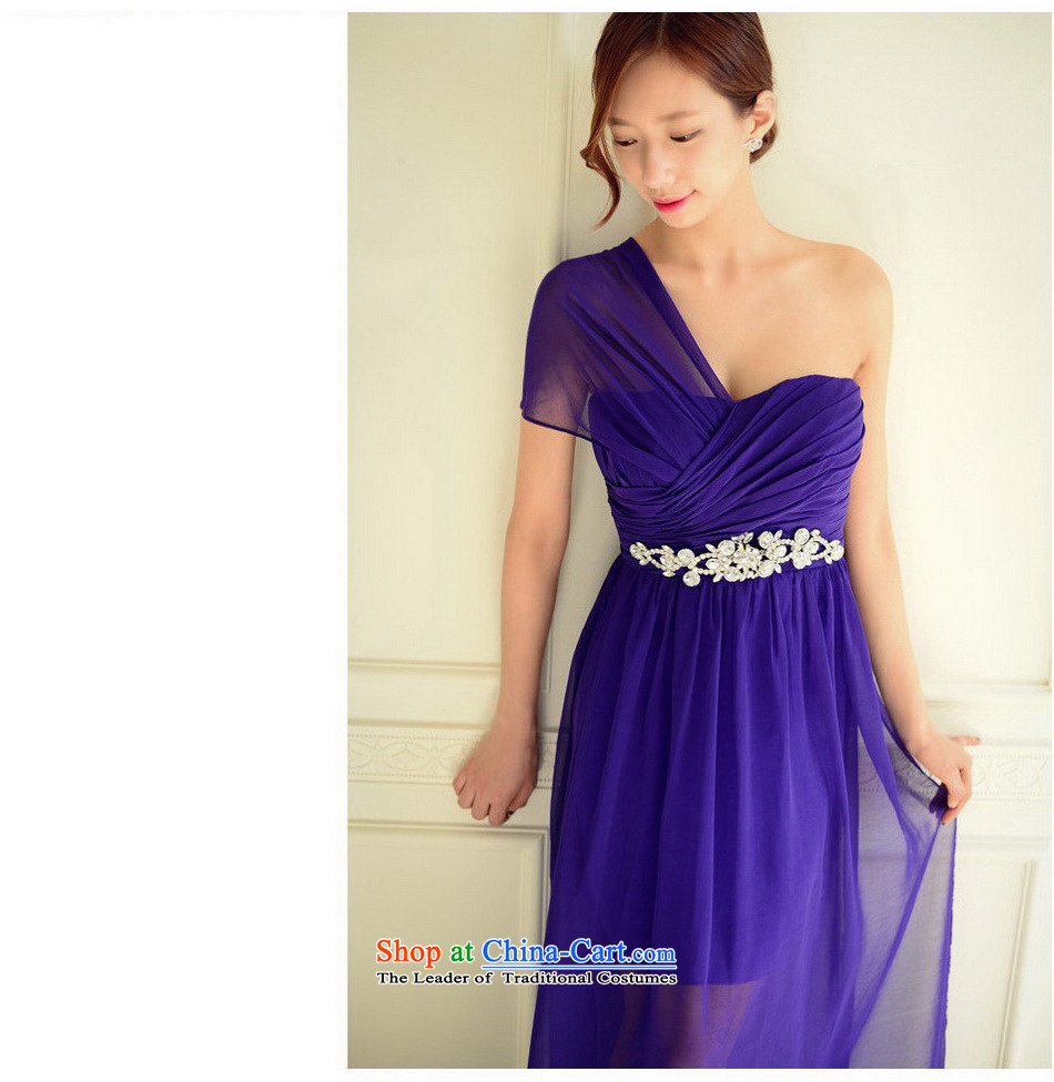 The sponsors of the 2015 New LAURELMARY, Korean Dream shoulder and breast height waist gauze to align the fluoroscopy chiffon dress purple XL( chest 95 Waist79) Picture, prices, brand platters! The elections are supplied in the national character of distribution, so action, buy now enjoy more preferential! As soon as possible.
