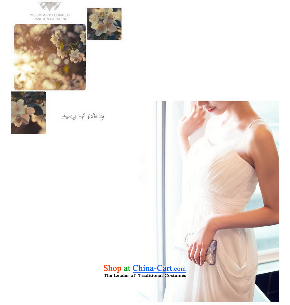 The sponsors of the 2015 New LAURELMARY, Korean romantic princess straps and breast height waist Sau San small A swing to align the chiffon bridal dresses ivory L 90 Waist74) picture chest, prices, brand platters! The elections are supplied in the national character of distribution, so action, buy now enjoy more preferential! As soon as possible.