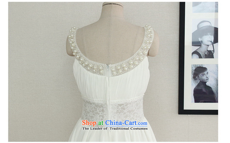 The sponsors of the 2014 New LAURELMARY, Korean sweet round-neck collar Stitch pearl lace Foutune of Sau San small A swing to align the bridal dresses ivory L 90 Waist74) picture chest, prices, brand platters! The elections are supplied in the national character of distribution, so action, buy now enjoy more preferential! As soon as possible.