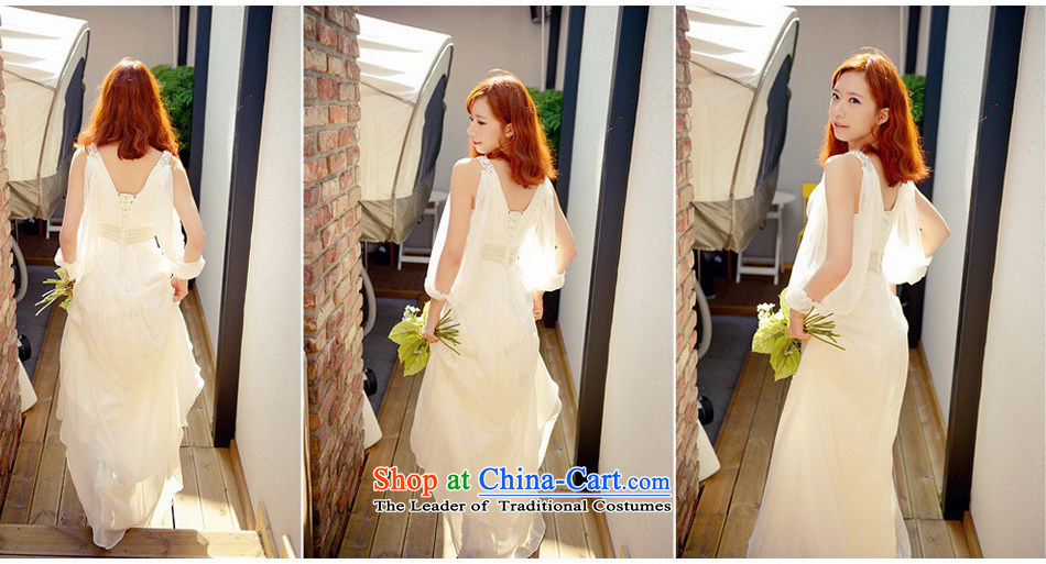 The sponsors of the 2014 New LAURELMARY) Korea edition irrepressible shoulders manually Stitch pearl chiffon align to dress white L chest 90 Waist74) Picture, prices, brand platters! The elections are supplied in the national character of distribution, so action, buy now enjoy more preferential! As soon as possible.