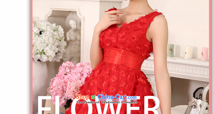 Talk to Her Wedding Dress 2015 new small dress female bon bon skirt marriages bows Service, V-Neck betrothal festival red S picture, prices, brand platters! The elections are supplied in the national character of distribution, so action, buy now enjoy more preferential! As soon as possible.
