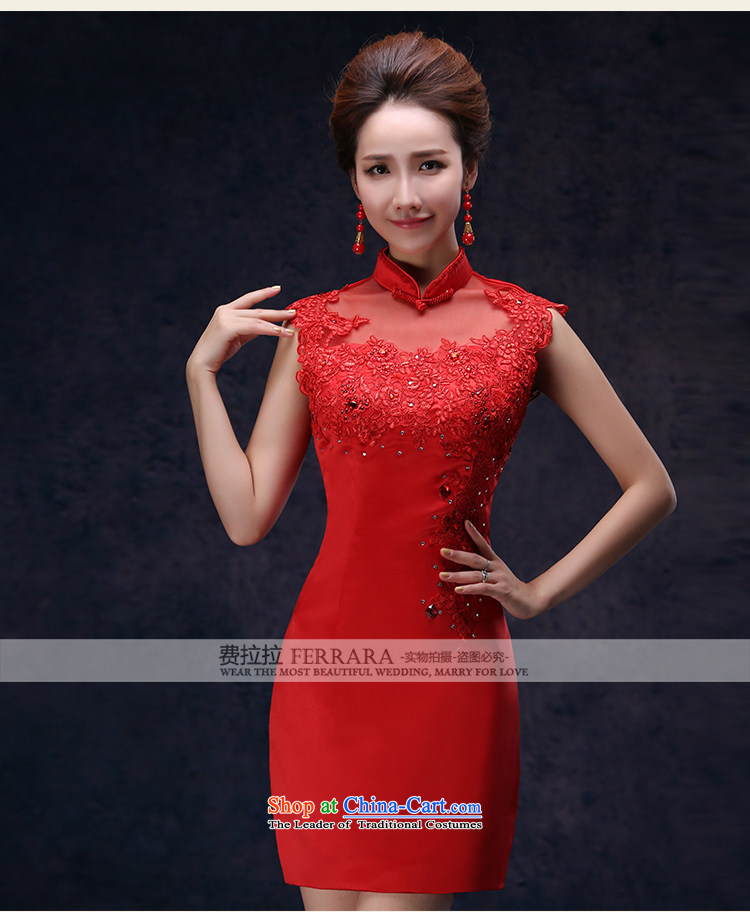 Ferrara 2015 new lace qipao gown skirt improved Chinese brides fall short of marriage with short of Suzhou shipment pictures, L price, brand platters! The elections are supplied in the national character of distribution, so action, buy now enjoy more preferential! As soon as possible.