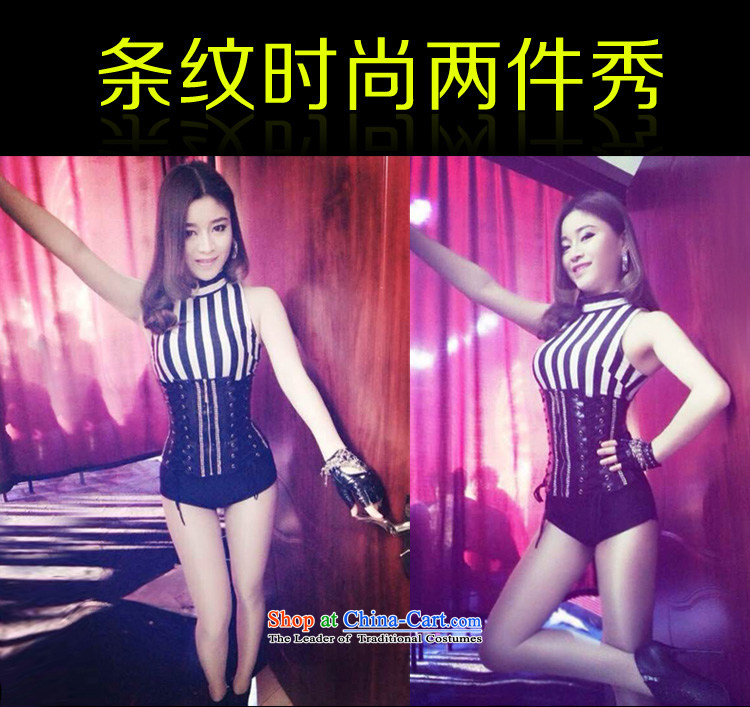 In accordance with the hip ds performance dance services Western New nightclubs 酒吧女 singer DJ style stage costumes dance company is fitted #8493 black and white streaks large L pictures, prices, brand platters! The elections are supplied in the national character of distribution, so action, buy now enjoy more preferential! As soon as possible.