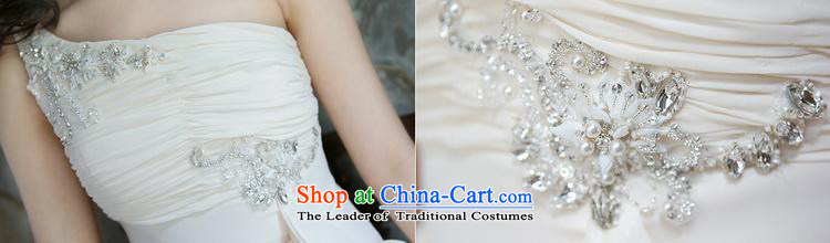The sponsors of the 2015 New LAURELMARY, Korean gliding Beveled Shoulder Stitch pearl creases Foutune of Skinny A swing align graphics to the chiffon bridal dresses other color contact customer service XL( chest 95 Waist79) Picture, prices, brand platters! The elections are supplied in the national character of distribution, so action, buy now enjoy more preferential! As soon as possible.