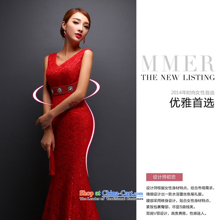Love of the overcharged 2015 deep V territorial waters soluble lace a shoulder the new bride wedding dresses bows services bridesmaid services red XXL picture, prices, brand platters! The elections are supplied in the national character of distribution, so action, buy now enjoy more preferential! As soon as possible.