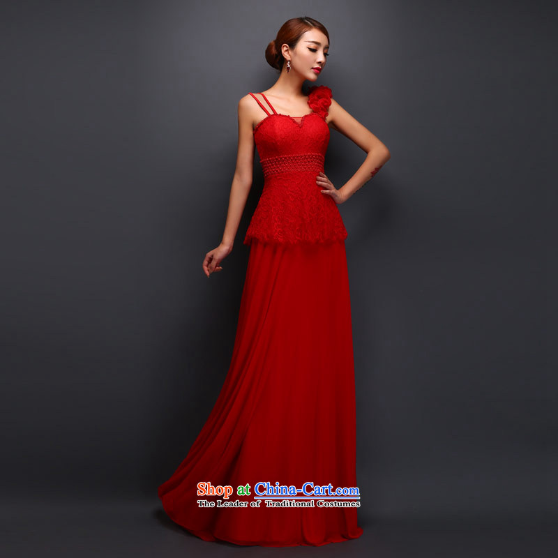 Love of the overcharged long Sau San shoulder lace to bride wedding dress red bows Service Bridal Fashion red tailor-made exclusively concept message size that the love of the overcharged shopping on the Internet has been pressed.