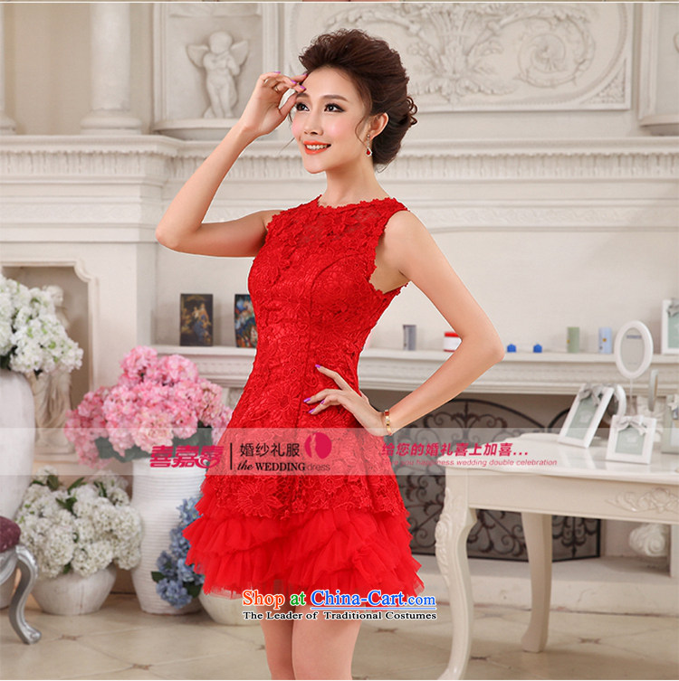 Hei Kaki Sau San wedding dresses 2015 autumn and winter new evening dresses lace bridesmaid service shoulders small short skirts NF22 female white L picture, prices, brand platters! The elections are supplied in the national character of distribution, so action, buy now enjoy more preferential! As soon as possible.
