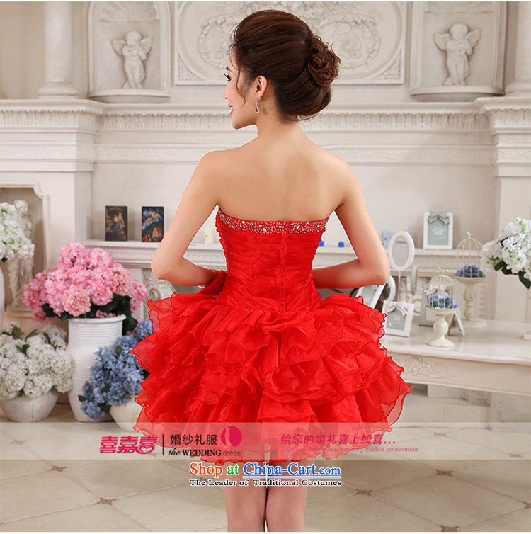 Hei Kaki 2015 autumn and winter new short, wipe the chest small evening dresses bridesmaid skirt bow tie pleated skirts swing NF23 hundred red XS picture, prices, brand platters! The elections are supplied in the national character of distribution, so action, buy now enjoy more preferential! As soon as possible.
