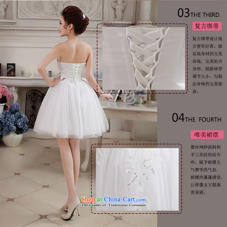 Hei Kaki 2015 autumn and winter new short, wipe the chest small evening dresses bridesmaid skirt pearl embroidery bon bon petticoats NF26 white left Tailored size picture, prices, brand platters! The elections are supplied in the national character of distribution, so action, buy now enjoy more preferential! As soon as possible.