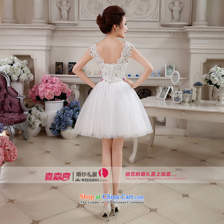 Hei Kaki 2015 autumn and winter new short, shoulders small evening dresses bridesmaid Lace Embroidery Apron bon bon petticoats NF27 white L picture, prices, brand platters! The elections are supplied in the national character of distribution, so action, buy now enjoy more preferential! As soon as possible.
