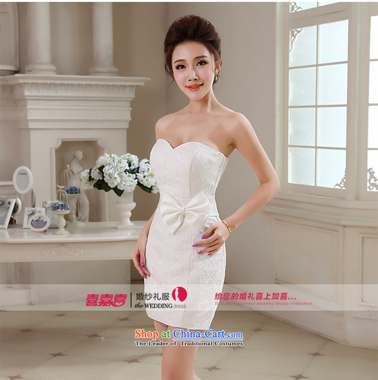 Hei Kaki 2015 autumn and winter new short of heart-shaped anointed chest bow ties small evening dresses bridesmaid skirt NF28 Sau San champagne color left Tailored size picture, prices, brand platters! The elections are supplied in the national character of distribution, so action, buy now enjoy more preferential! As soon as possible.