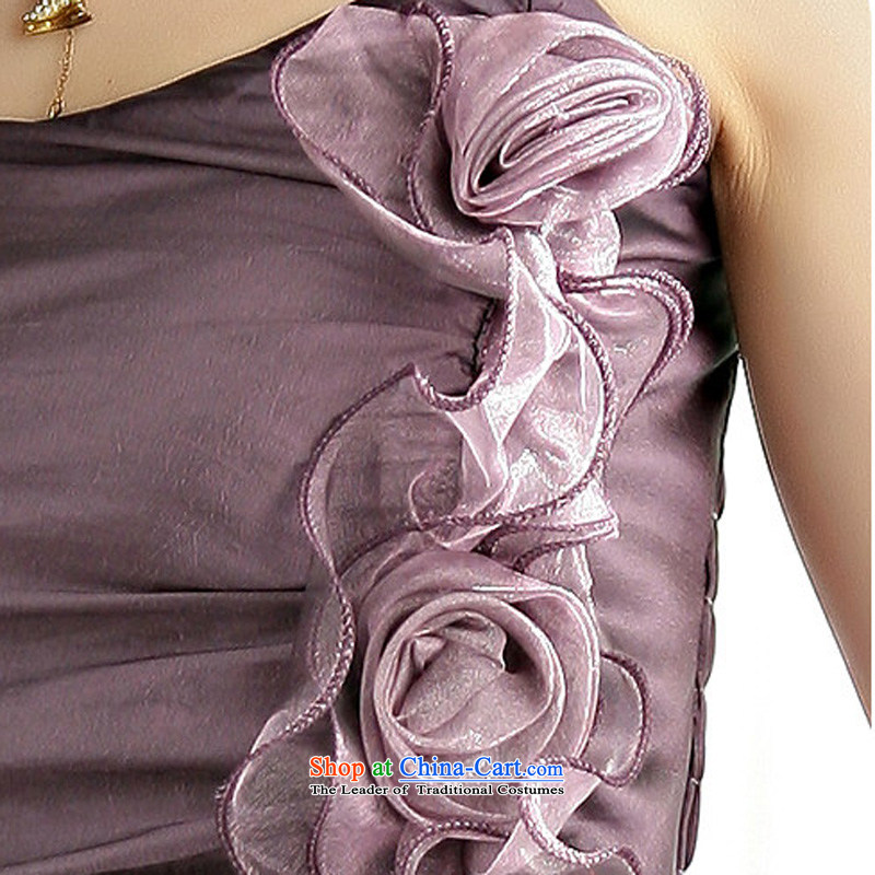 158 mm thick and the stars of the strap Western Chest Flower Foutune of annual dinner of the Sau San performance A skirt evening dress purple XXXL 155-175 suitable for that achievement and shopping on the Internet has been pressed.