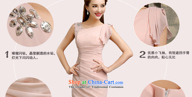Talk to her new small dress bridesmaid to bare pink marriages bows service, a field under the auspices of the Korean version of the shoulders, serving girls bare pink M picture, prices, brand platters! The elections are supplied in the national character of distribution, so action, buy now enjoy more preferential! As soon as possible.