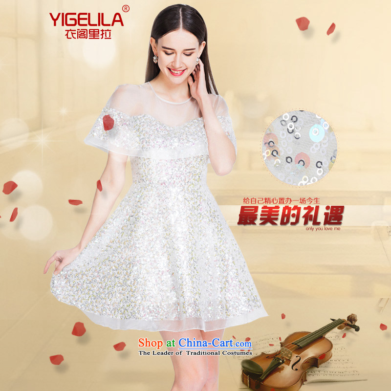 Yi Ge lire (upgrade as soon as bridesmaid bows services on-chip beads nails shorter, banquet wedding dresses skirt Sau San video bridesmaid skirt 6500 thin bridesmaid skirt , L, Yi Ge Liras (YIGELILA) , , , shopping on the Internet