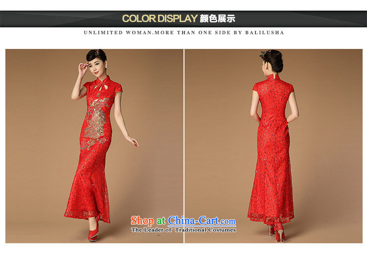 The new national wind KRTRACY2015 heavy industry engraving Lace Embroidery qipao Bridal Services toasting champagne Sau San serving evening dresses BLLS3399 RED L picture, prices, brand platters! The elections are supplied in the national character of distribution, so action, buy now enjoy more preferential! As soon as possible.