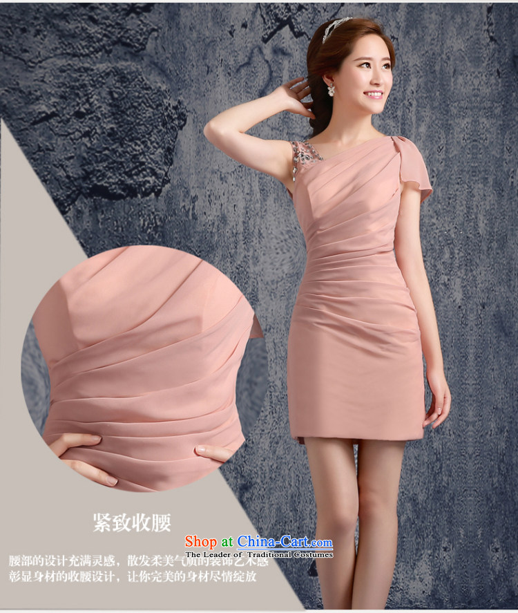 2015 New) Wedding Dress Short of autumn sister bridesmaid mission marriage dresses women red bows to gray XL Photo, prices, brand platters! The elections are supplied in the national character of distribution, so action, buy now enjoy more preferential! As soon as possible.