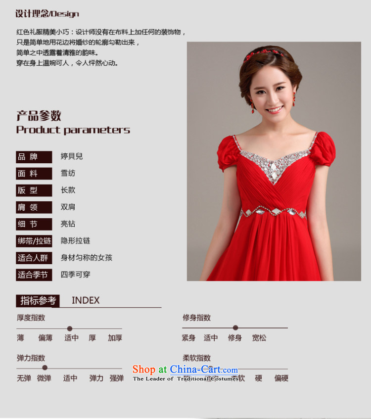 Beverly Ting pregnant women dress in spring and summer 2015 New Service Korean drink red Top Loin of marriages shoulders diamond long evening dresses red S picture, prices, brand platters! The elections are supplied in the national character of distribution, so action, buy now enjoy more preferential! As soon as possible.