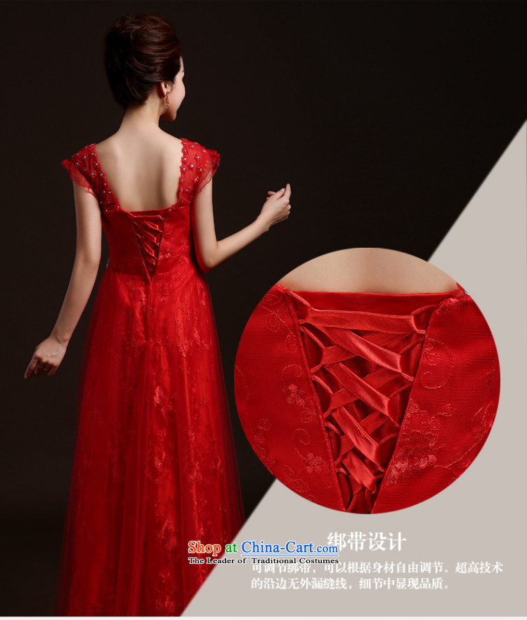 Beverly Ting wedding dresses new 2015 new stylish spring and summer bridesmaid services marriages bows to Sau San long shoulders evening dresses RED M picture, prices, brand platters! The elections are supplied in the national character of distribution, so action, buy now enjoy more preferential! As soon as possible.