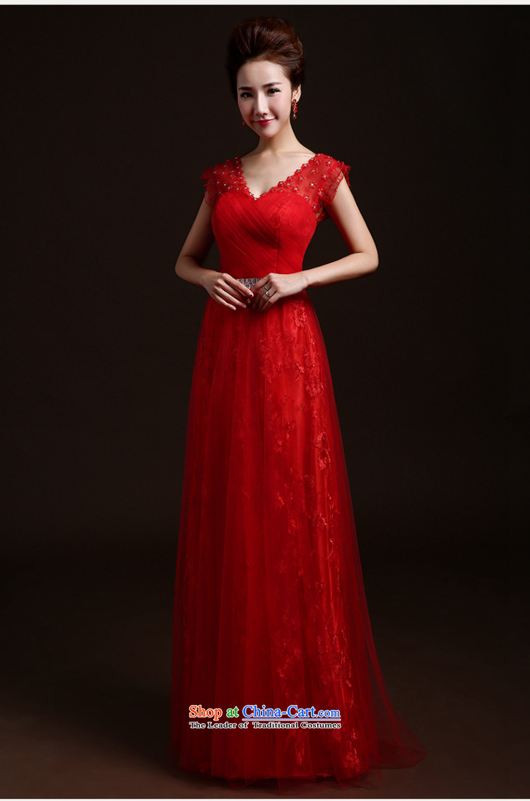 Beverly Ting wedding dresses new 2015 new stylish spring and summer bridesmaid services marriages bows to Sau San long shoulders evening dresses RED M picture, prices, brand platters! The elections are supplied in the national character of distribution, so action, buy now enjoy more preferential! As soon as possible.