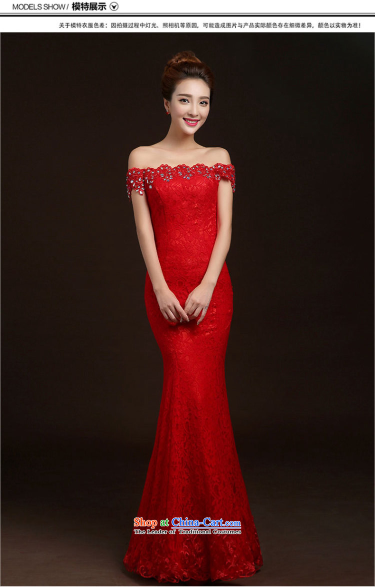 Beverly Ting bows Service Bridal Fashion New 2015 new spring and summer Korean Red Dress long word 