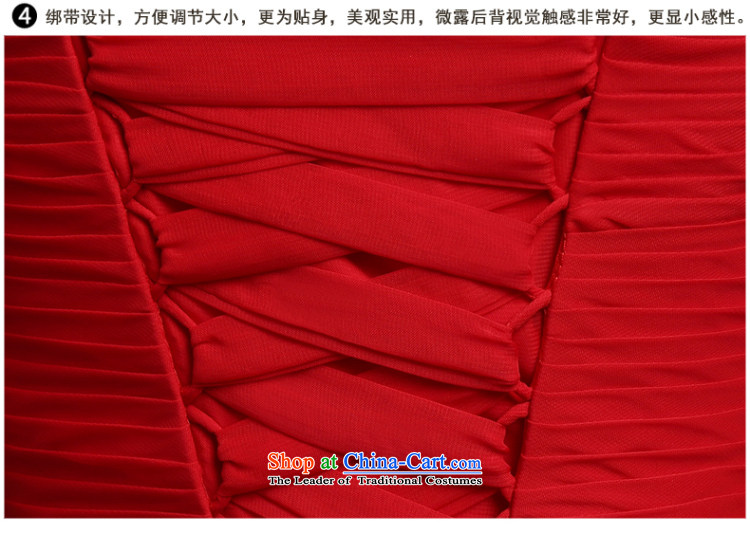 Beverly Ting 2015 new spring and summer red married women serving drink shoulders lace anointed chest tail Sau San stylish dress evening dresses red XL Photo, prices, brand platters! The elections are supplied in the national character of distribution, so action, buy now enjoy more preferential! As soon as possible.