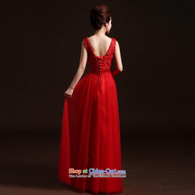 Beverly Ting bows Service Bridal Fashion New Spring/Summer 2015 Red long lace bride wedding dress autumn and winter banquet evening dress red XXL, Beverly Ting (tingbeier) , , , shopping on the Internet