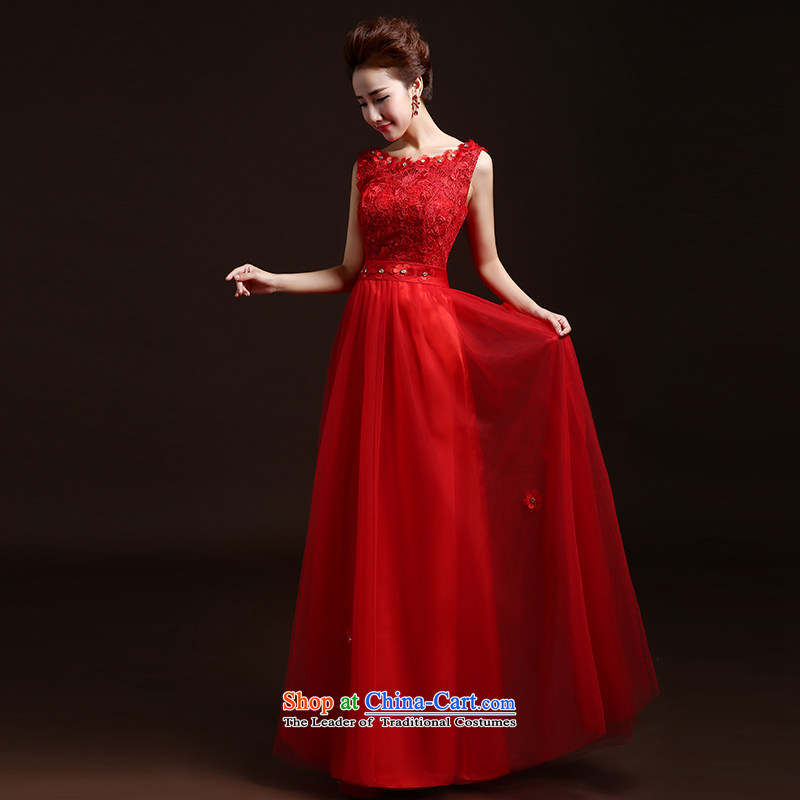 Beverly Ting bows Service Bridal Fashion New Spring/Summer 2015 Red long lace bride wedding dress autumn and winter banquet evening dress red XXL, Beverly Ting (tingbeier) , , , shopping on the Internet