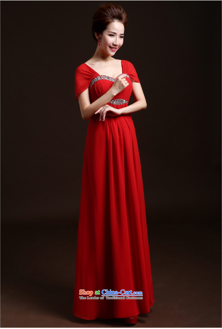 Beverly Ting bows Service Bridal Fashion Pregnant Women 2015 new spring and summer Red Dress Korean brides marriage ceremony evening dresses long red L picture, prices, brand platters! The elections are supplied in the national character of distribution, so action, buy now enjoy more preferential! As soon as possible.