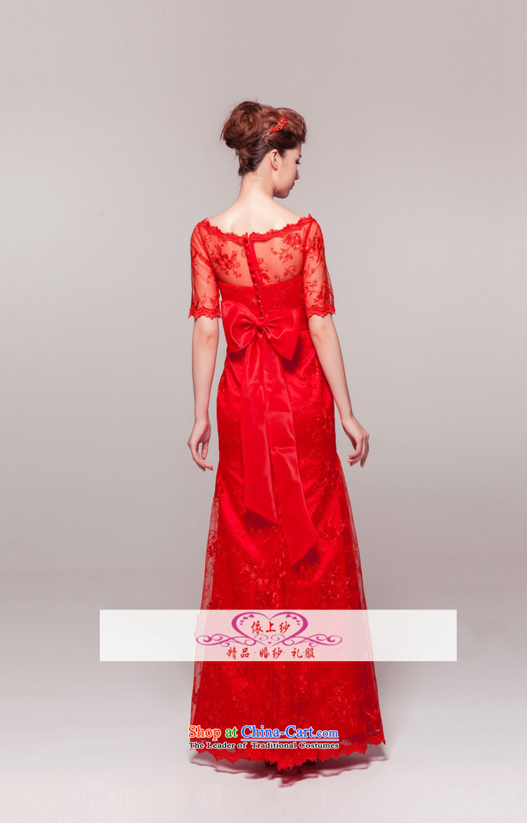 Yong-yeon and new Word 2015 shoulder red video thin new Korean dress lace bridal dresses bows services red L picture, prices, brand platters! The elections are supplied in the national character of distribution, so action, buy now enjoy more preferential! As soon as possible.