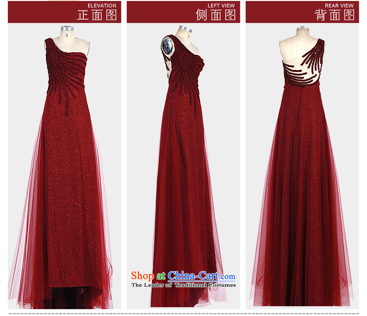 Creative Fox evening dress video thin red dress shoulder bride wedding dresses wedding dress bows service long tail dress welcome service 30111 wine red S picture, prices, brand platters! The elections are supplied in the national character of distribution, so action, buy now enjoy more preferential! As soon as possible.
