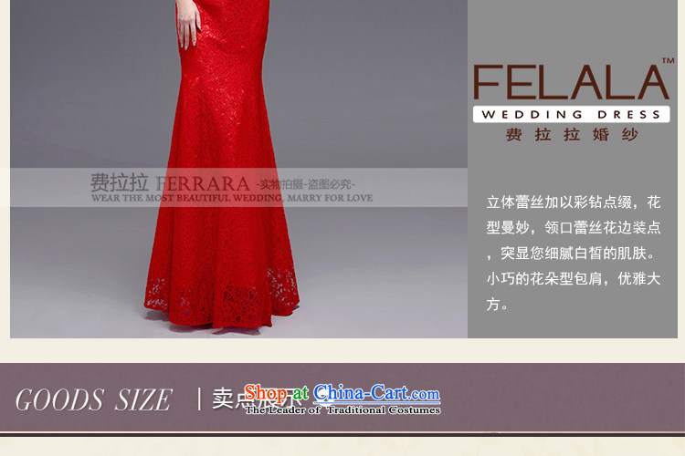 Ferrara bridal dresses word shoulder red wedding dresses multimedia drill lace crowsfoot dress bride dress cheongsam dress winter) S Suzhou shipment picture, prices, brand platters! The elections are supplied in the national character of distribution, so action, buy now enjoy more preferential! As soon as possible.