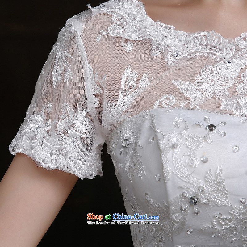 In accordance with the Korean version of Mona Lisa Lam bridesmaid services small white dress shoulders short, wedding female 2015 new evening dress bon bon Kwan sa in accordance with M skirt shopping on the Internet has been pressed.