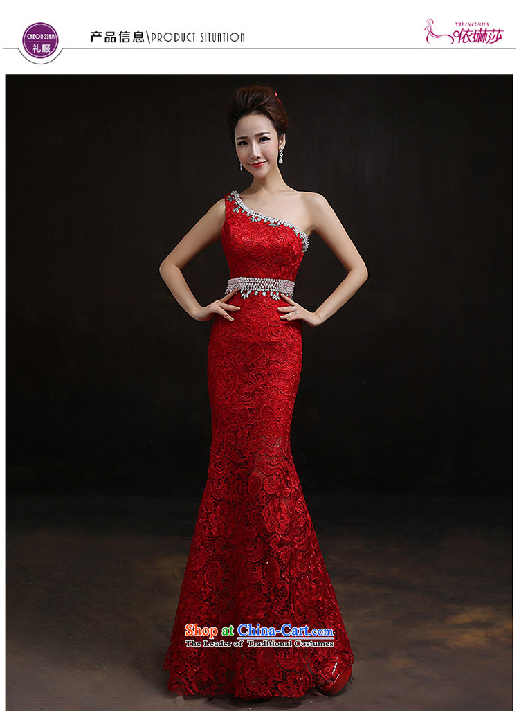 According to Lin Sha shoulder crowsfoot lace evening dress new marriages bows service long crowsfoot Sau San long S picture, prices, brand platters! The elections are supplied in the national character of distribution, so action, buy now enjoy more preferential! As soon as possible.