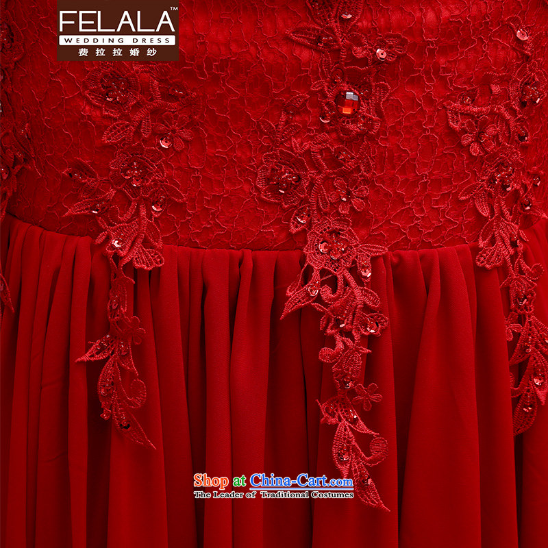 Ferrara 2015 new wedding dresses and noble diamond lace large petticoats dress M Ferrara wedding (FELALA) , , , shopping on the Internet