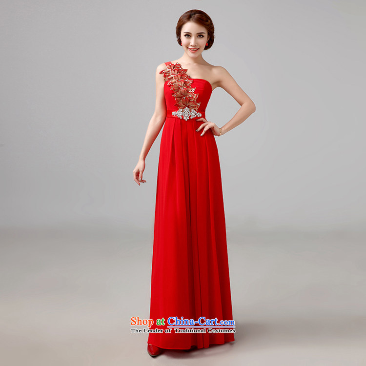 The bride red bows services 2015 new long evening dresses and stylish wedding shoulder marriages bows services XS picture, prices, brand platters! The elections are supplied in the national character of distribution, so action, buy now enjoy more preferential! As soon as possible.