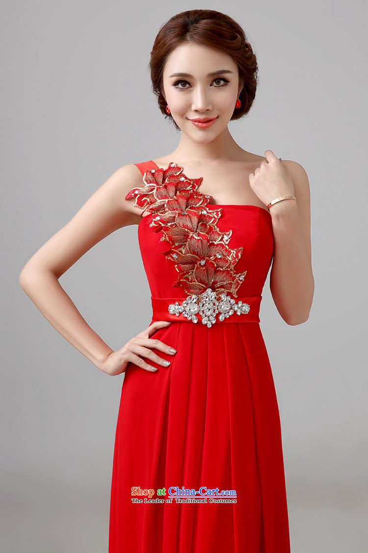 The bride red bows services 2015 new long evening dresses and stylish wedding shoulder marriages bows services XS picture, prices, brand platters! The elections are supplied in the national character of distribution, so action, buy now enjoy more preferential! As soon as possible.