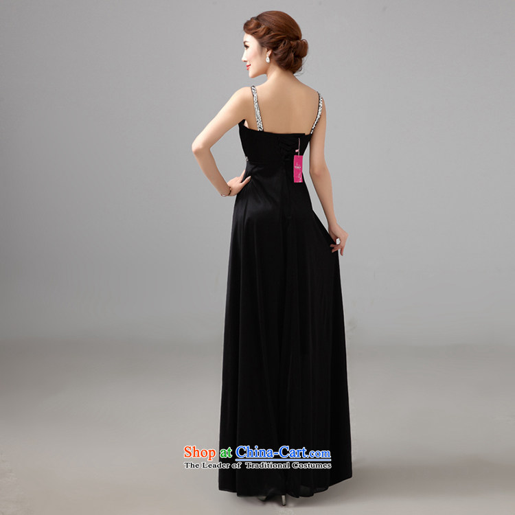 According to Lin Sha 2015 new diamond black dress and sexy V-Neck shoulders banquet service annual concert dress evening dresses tailored consulting customer service picture, prices, brand platters! The elections are supplied in the national character of distribution, so action, buy now enjoy more preferential! As soon as possible.