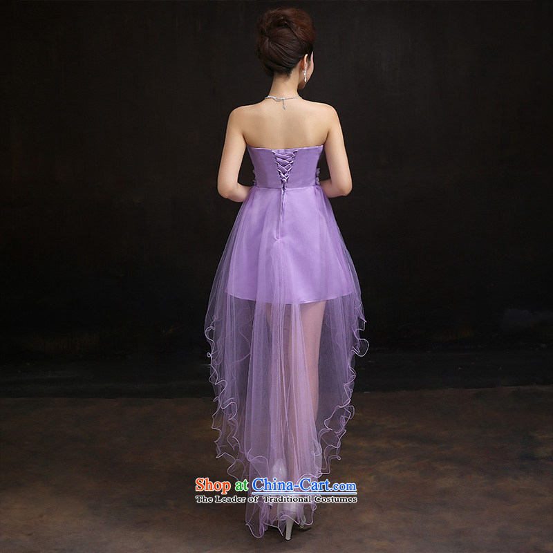 According to Lin Sha bridesmaid services by 2015 and the relatively short time of purple bridesmaid small in evening dress sister skirts dress B , L, according to Lin Sha , , , shopping on the Internet