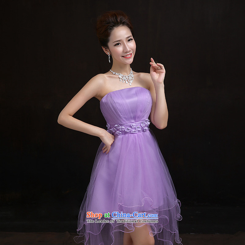 According to Lin Sha bridesmaid services by 2015 and the relatively short time of purple bridesmaid small in evening dress sister skirts dress B , L, according to Lin Sha , , , shopping on the Internet