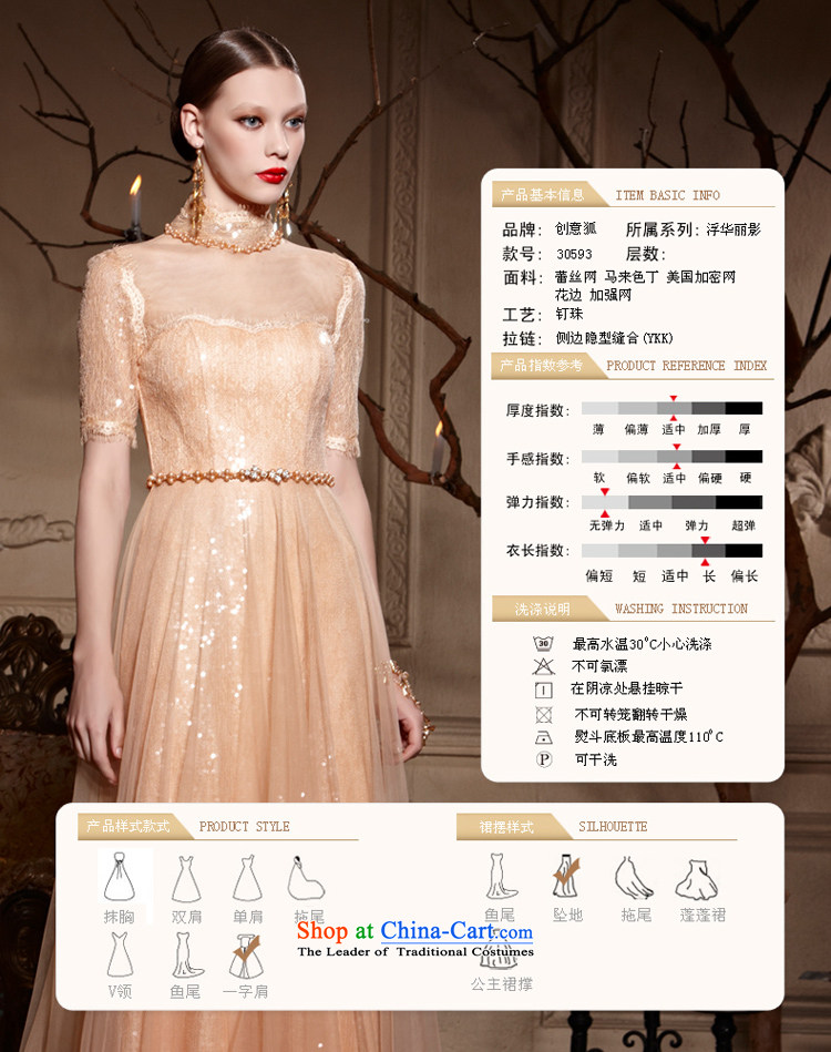 Creative Fox evening dresses 2015 New banquet evening dresses wedding services welcome drink served long and dress auspices Sau San dress 30593  M picture color pictures, prices, brand platters! The elections are supplied in the national character of distribution, so action, buy now enjoy more preferential! As soon as possible.