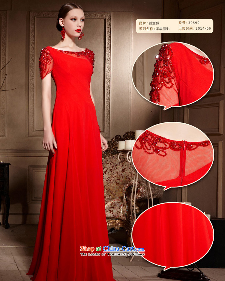Creative Fox evening dresses 2015 Spring/Summer new bride wedding dress marriage bows services banquet long gown to Sau San skirt 30599 Red XXL picture, prices, brand platters! The elections are supplied in the national character of distribution, so action, buy now enjoy more preferential! As soon as possible.