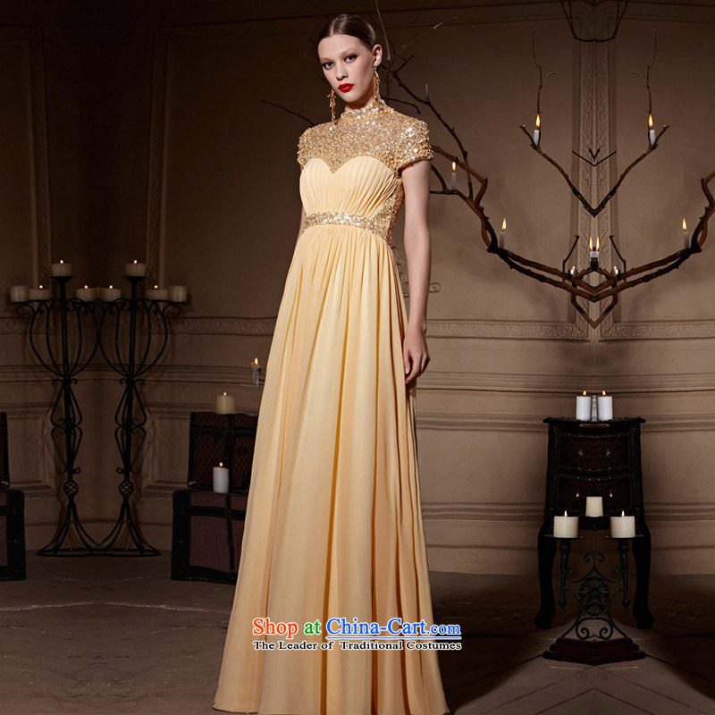 Creative Fox evening dresses gold on chip banquet evening dress) to Sau San long gown annual meeting presided over a drink service evening dress long skirt 30620 color picture聽XXL, creative Fox (coniefox) , , , shopping on the Internet