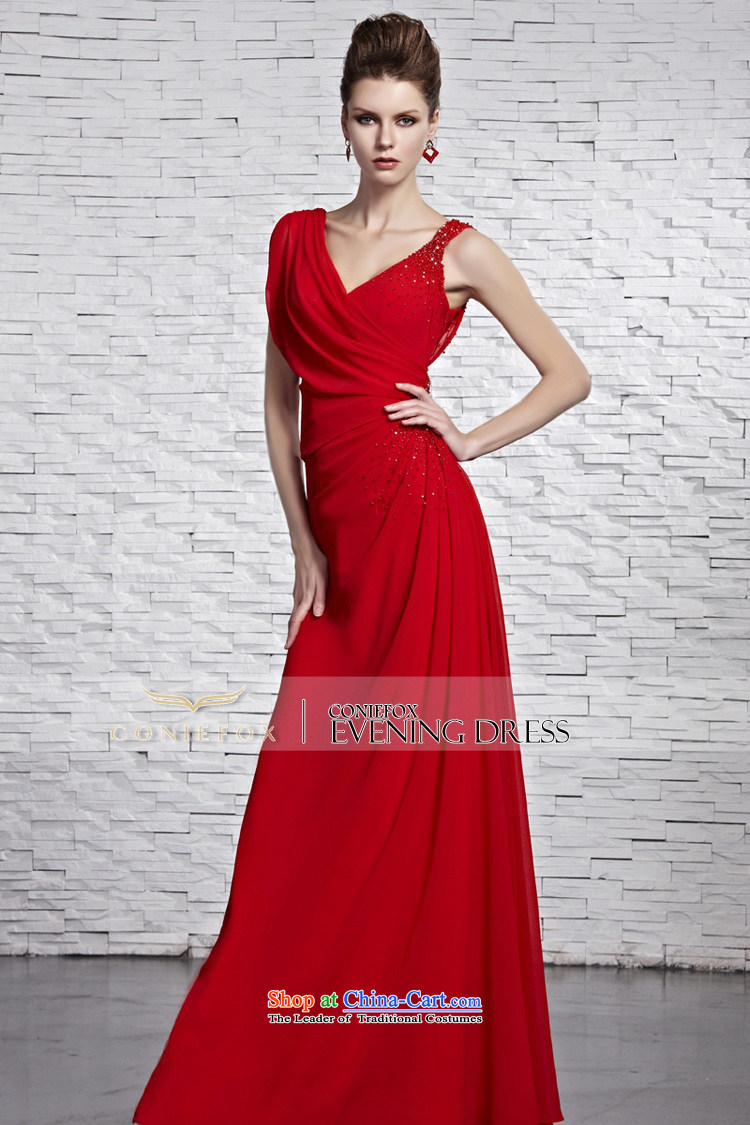 Creative Fox evening dresses 2015 new chic sexy shoulders dress classic long skirt Red Dress Sau San marriages 81519 color photo of serving drink XL Photo, prices, brand platters! The elections are supplied in the national character of distribution, so action, buy now enjoy more preferential! As soon as possible.