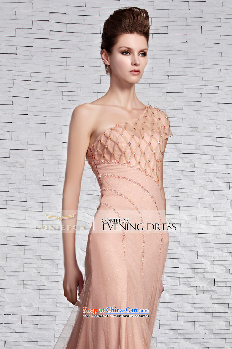 Creative Fox evening dresses pink shoulder bride dress marriage bows service elegant long tail dress long skirt presided over a welcoming service 81521 dress photo color pictures, prices, XXL brand platters! The elections are supplied in the national character of distribution, so action, buy now enjoy more preferential! As soon as possible.